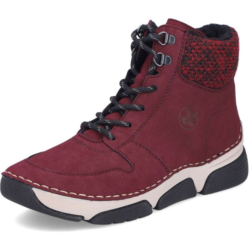 Dámska členková obuv RIEKER 45955-35 červená W5 64887066