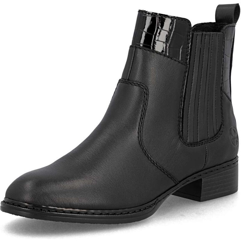 Dámska členková obuv RIEKER 73466-00 čierna W5 64887068