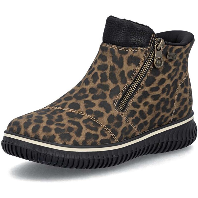 Dámska členková obuv RIEKER 74254-90 hnedá W5 64887069