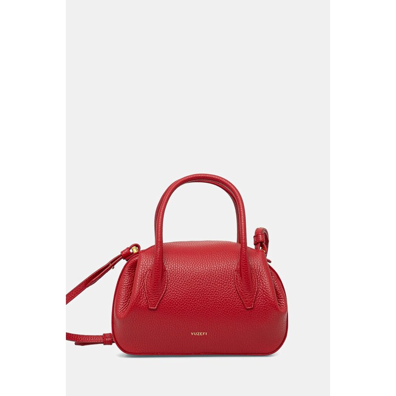 Kožená kabelka Yuzefi OYSTER MINI DUFFLE 64887869