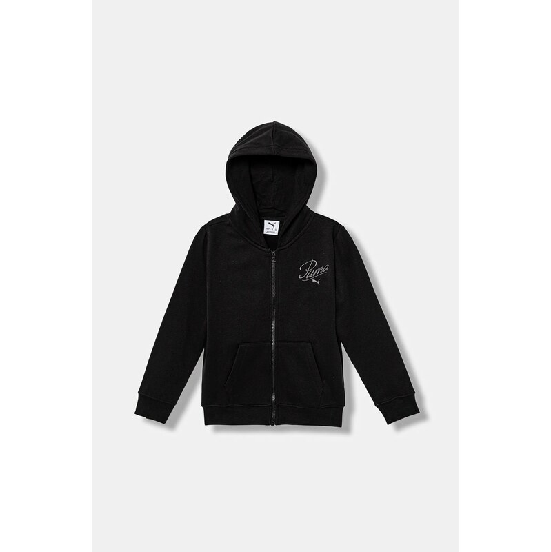 Detská mikina Puma ESS SCRIPT Full-Zip Hoodie FL G 64887906