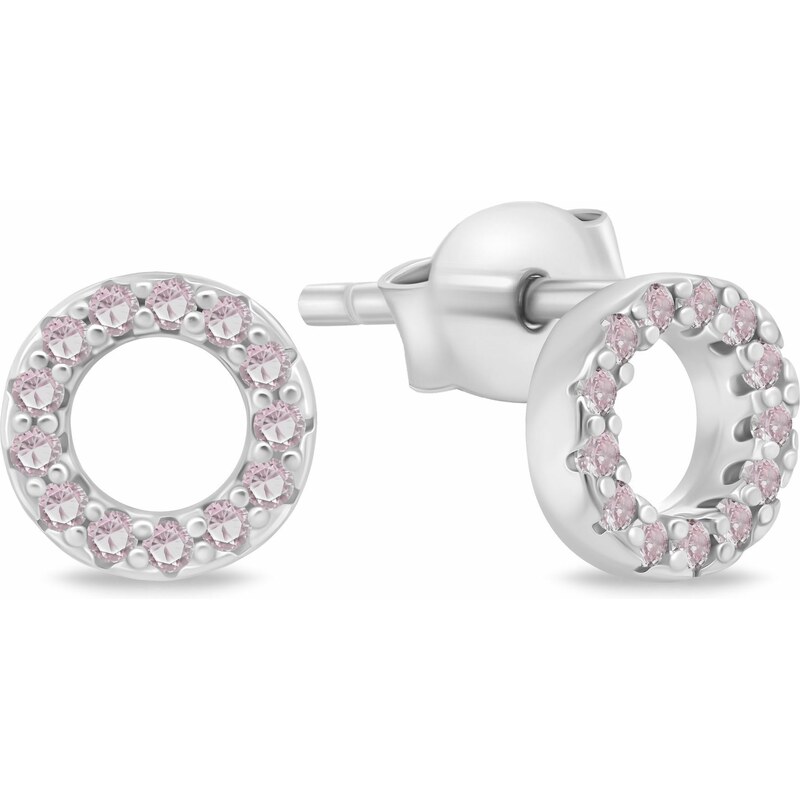 Brilio Silver Pôvabné strieborné náušnice kruhy EA102WP 66582518