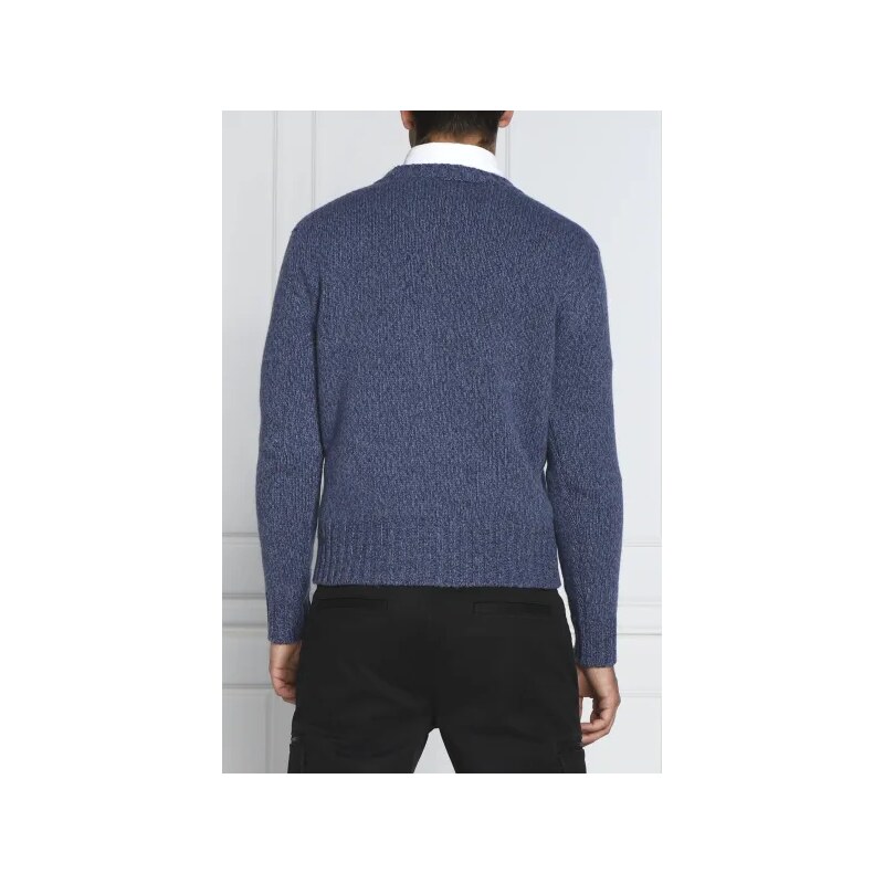 HUGO vlnený sveter siogul | oversize fit