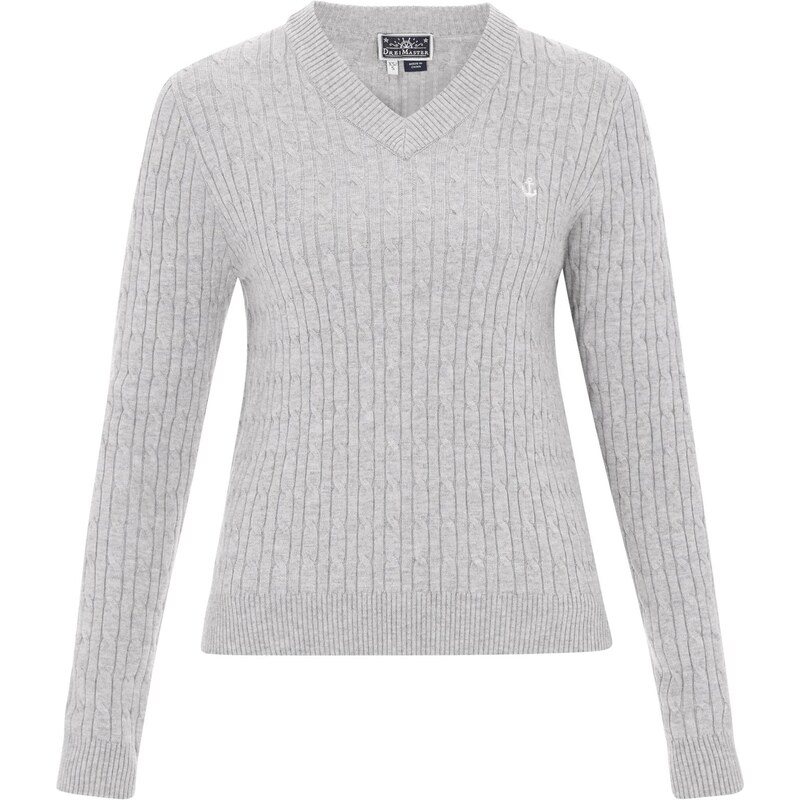 DreiMaster Maritim Sveter svetlosivá 65657839