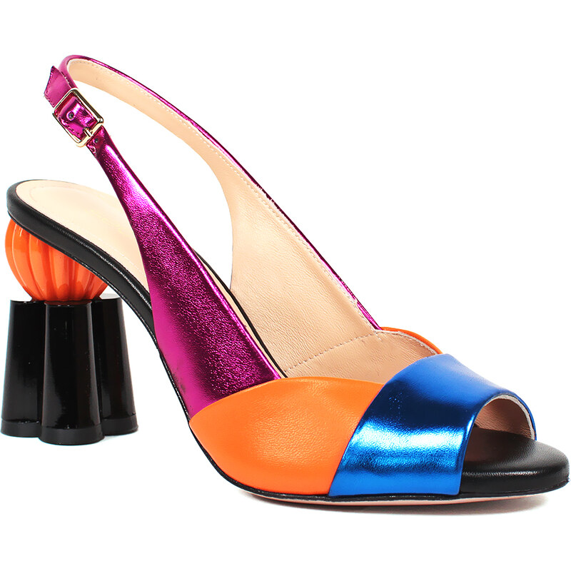 Secretshoes Dizajnové kožené sandále 64891652