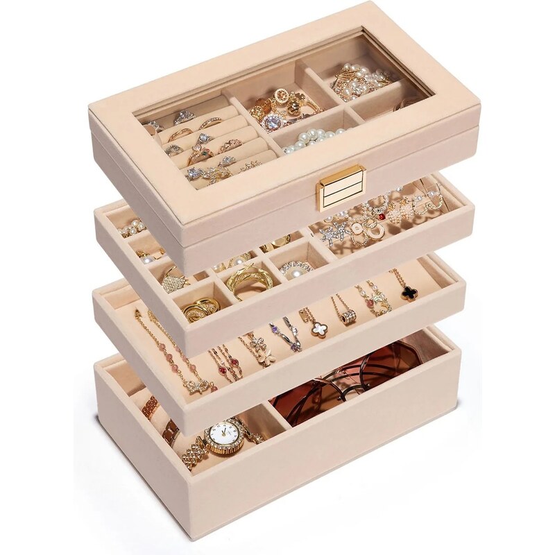 Troli Béžový organizér na šperky 66578666