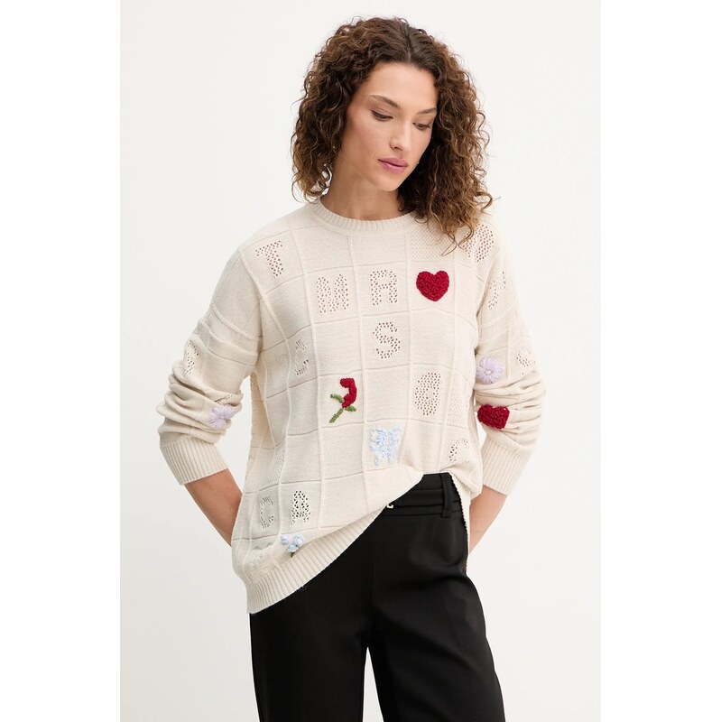 Vlnený sveter Twinset 64893040