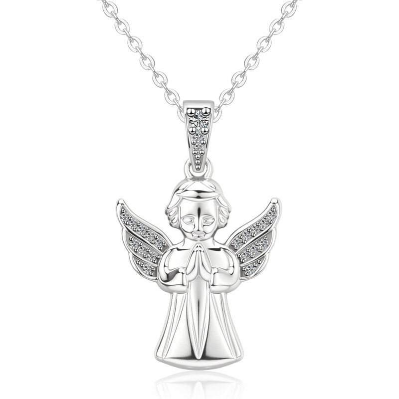 Olivie Stříbrný náhrdelník ANDĚL 9820 65048869