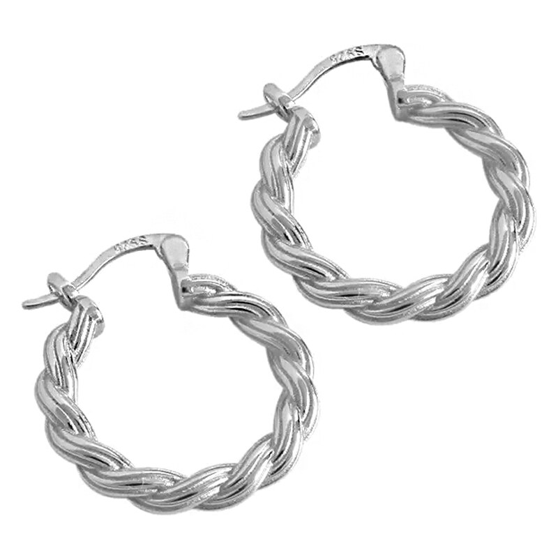 Dámske strieborné náušnice CHANA 64895189