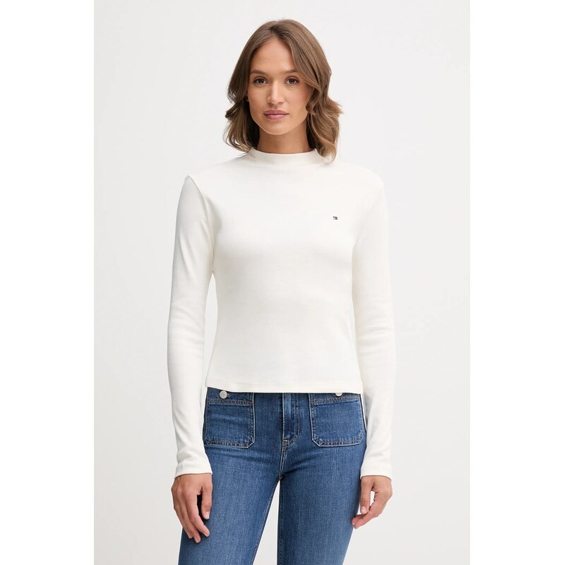 Bavlnené tričko s dlhým rukávom Tommy Hilfiger 66576223