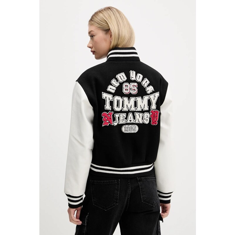 Vlnená bomber bunda Tommy Jeans 64895821