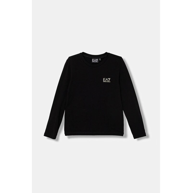 Detská bavlnená košeľa s dlhým rukávom EA7 Emporio Armani 64897804