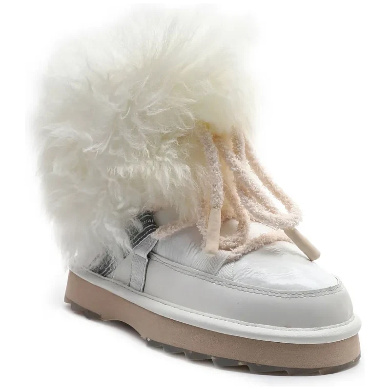 EMU Australia Snehule Blurred Glossy | s prímesou vlny | skóra 35880027