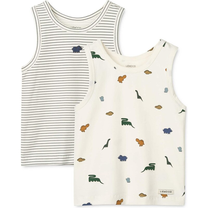 Liewood Tielko Faris krémová / smaragdová / tmavooranžová / čierna 64927402