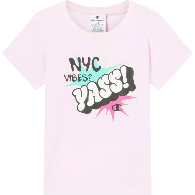 Champion Authentic Athletic Apparel Tričko vodová / pastelovo ružová / 65067963