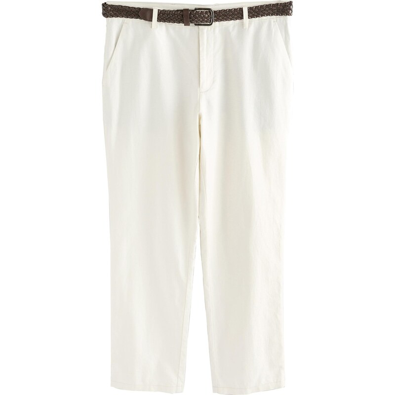 Next Chino nohavice nebielená / tmavohnedá 65652996