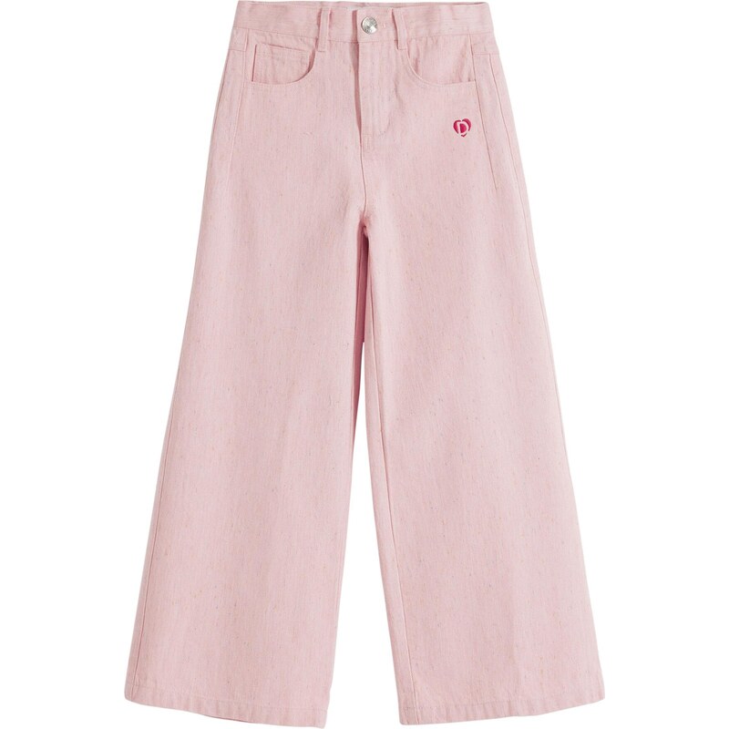 Desigual Nohavice pastelovo ružová 65656933