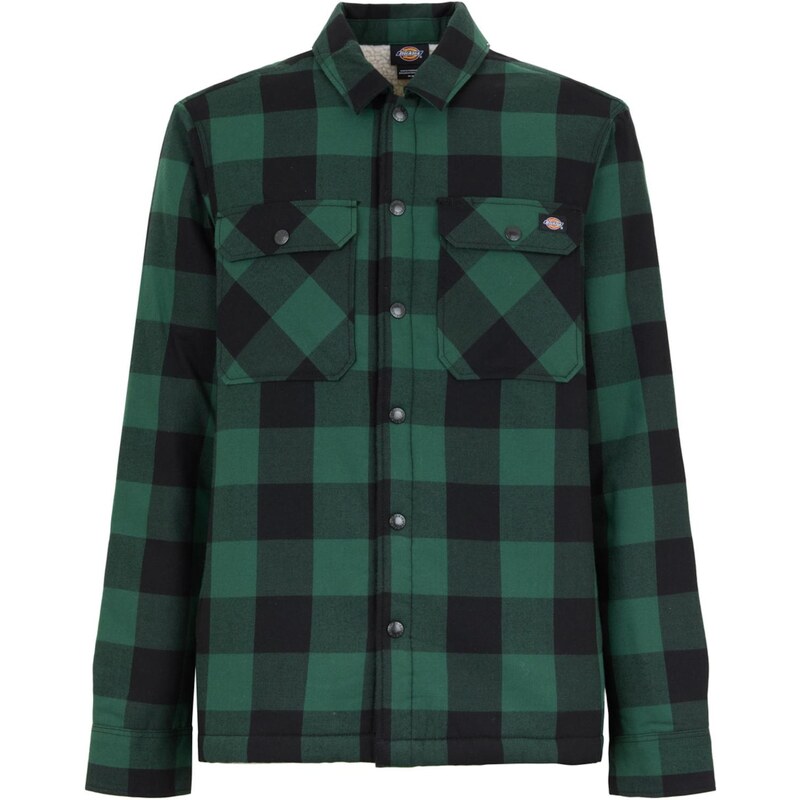 DICKIES Prechodná bunda tmavozelená / čierna 65678582