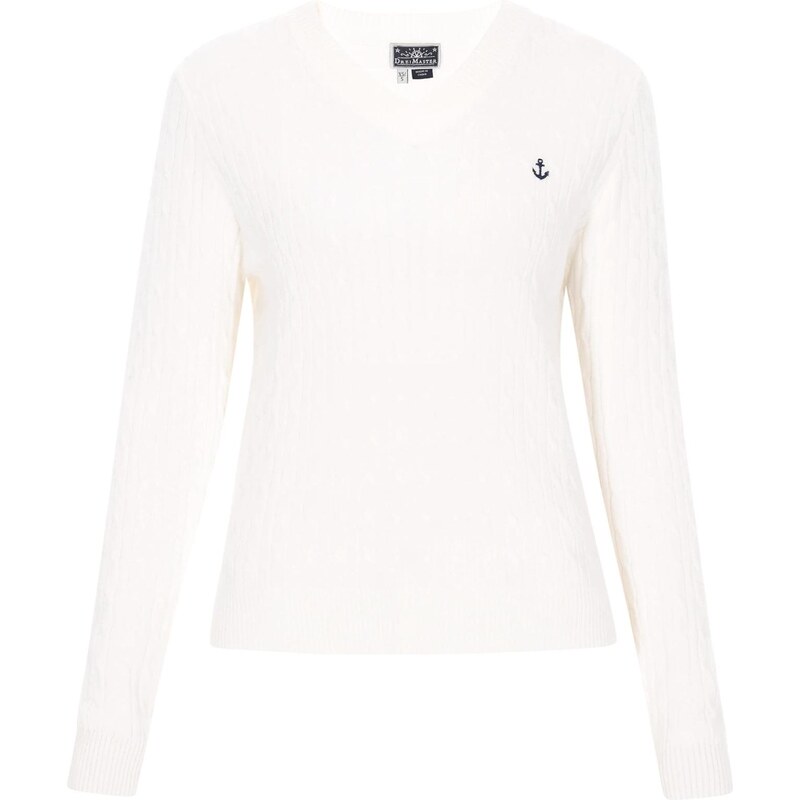 DreiMaster Maritim Sveter šedobiela 65657845