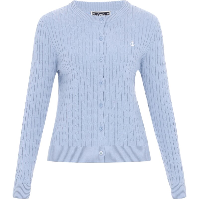 DreiMaster Maritim Kardigán svetlomodrá 65657853