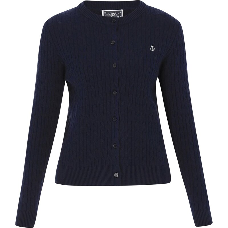 DreiMaster Maritim Kardigán námornícka modrá 65657869
