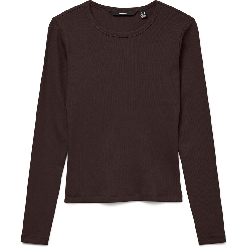 VERO MODA Tričko VMCHLOE čokoládová 65559008