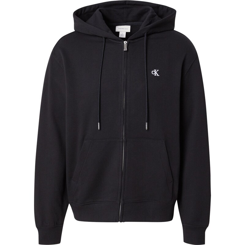 Calvin Klein Jeans Tepláková bunda čierna 65464744