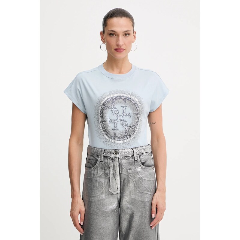 Bavlnené tričko Guess 4G 64897640