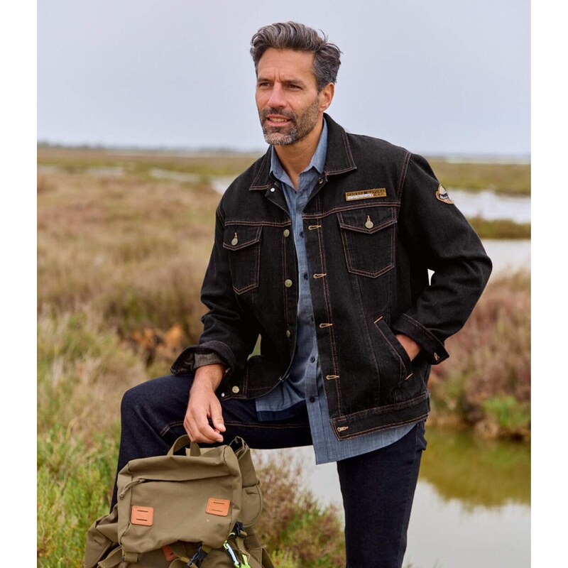 Rifľová bunda Eagle Canyon Atlas For Men Čierna 61941299