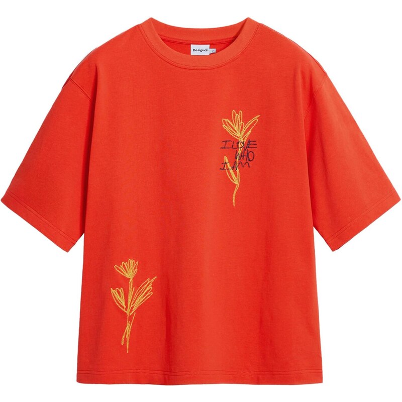 Desigual Tričko zelená / červená / čierna 65656862