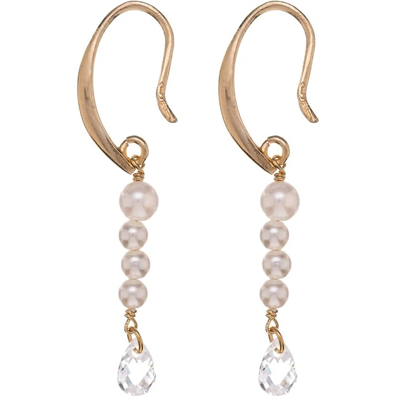 Alisia Visiace pozlátené náušnice s pravými perlami AL4925-Oro 66587360