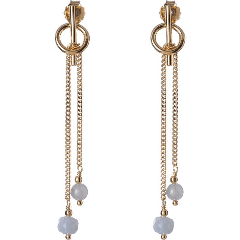 Alisia Pozlátené visiace náušnice s morganitom AL3123.01.073 66579959