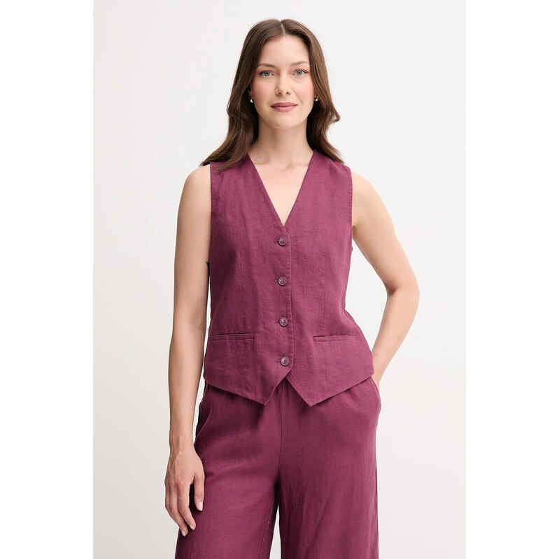 Ľanová vesta United Colors of Benetton 64908010