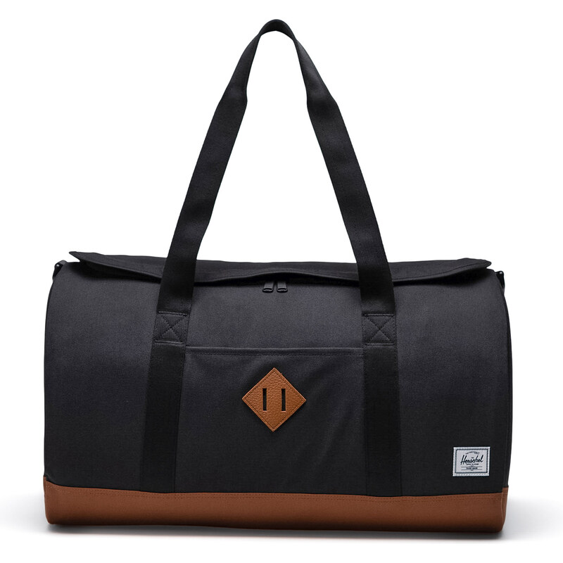 Herschel Heritage Duffle Black/Saddle Brown 40l 65065439