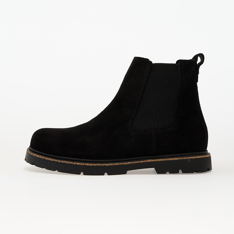 Birkenstock Highwood Slip On Men Suede Leather Black 64900630