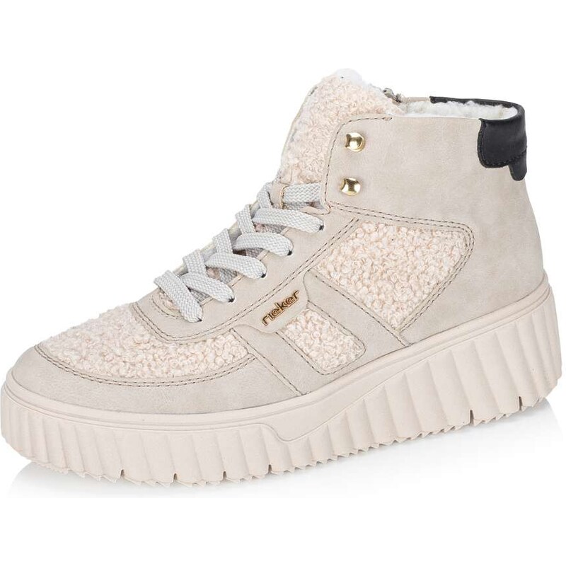 Dámska členková obuv RIEKER N2515-60 béžová W5 64900682