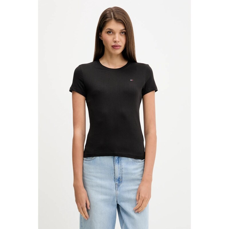 Bavlnené tričko Tommy Jeans 3-pak 64908120