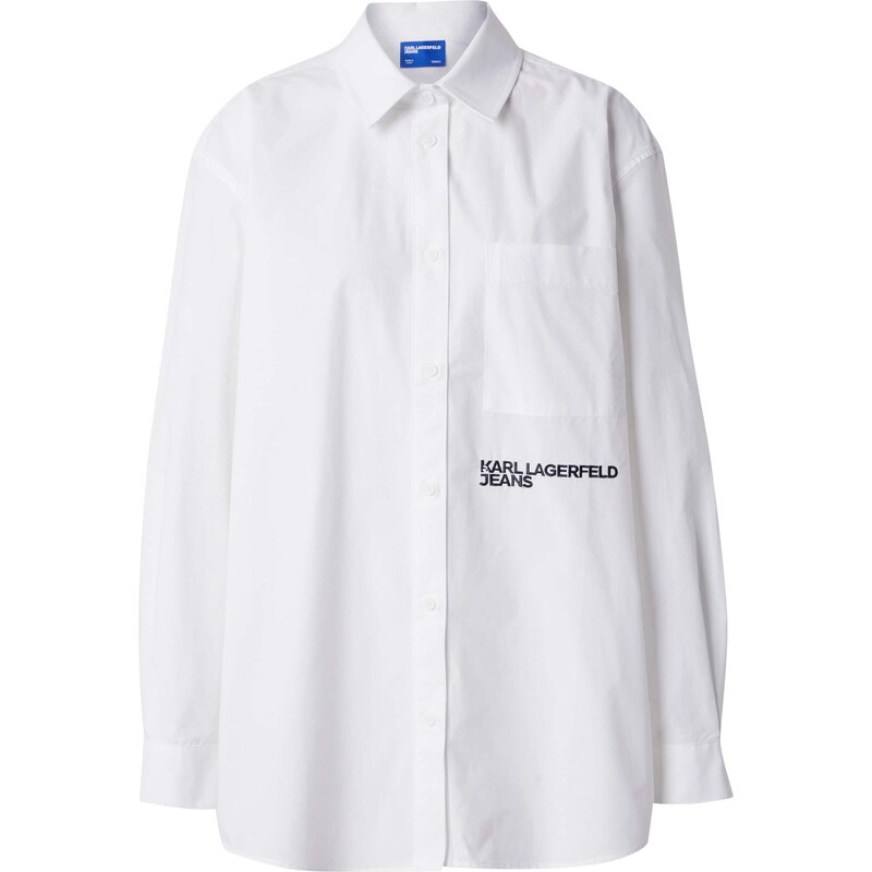 KARL LAGERFELD JEANS Blúzka čierna / biela 62001808