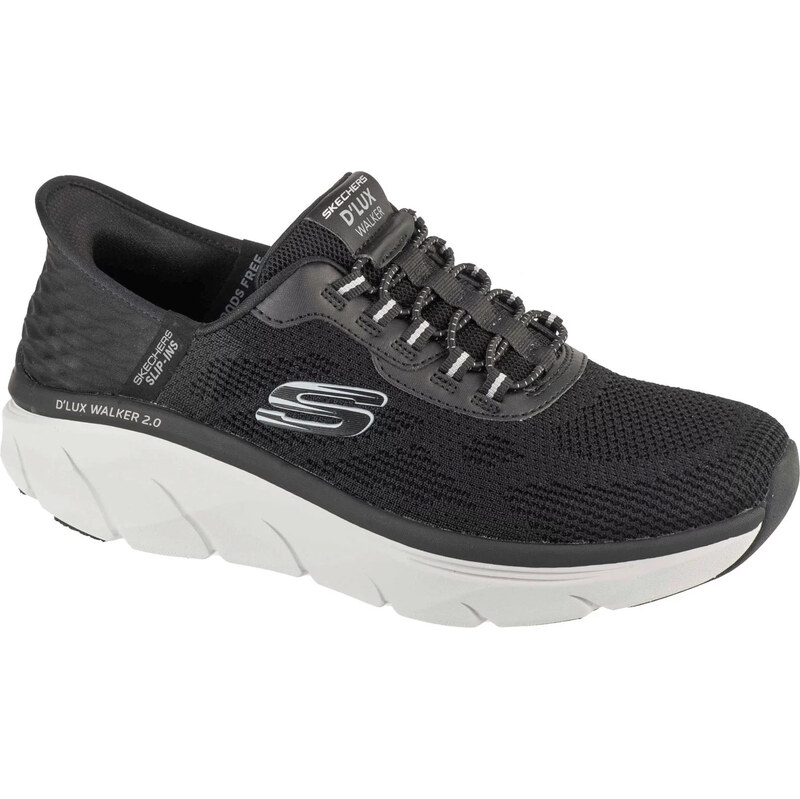 Čierne pánske tenisky Skechers Slip-ins: D’Lux Walker 2.0 - Rezinate 64906275
