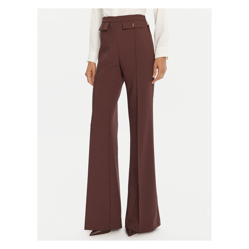 Bavlnené nohavice Elisabetta Franchi 64907464