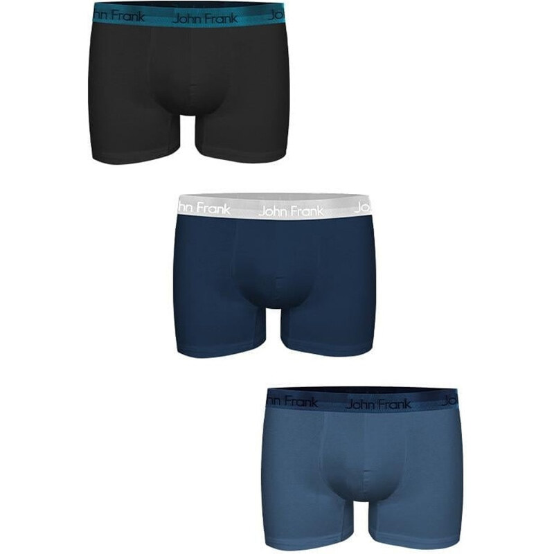 Pánske boxerky John Frank JF3BPB01 3PACK 67443346
