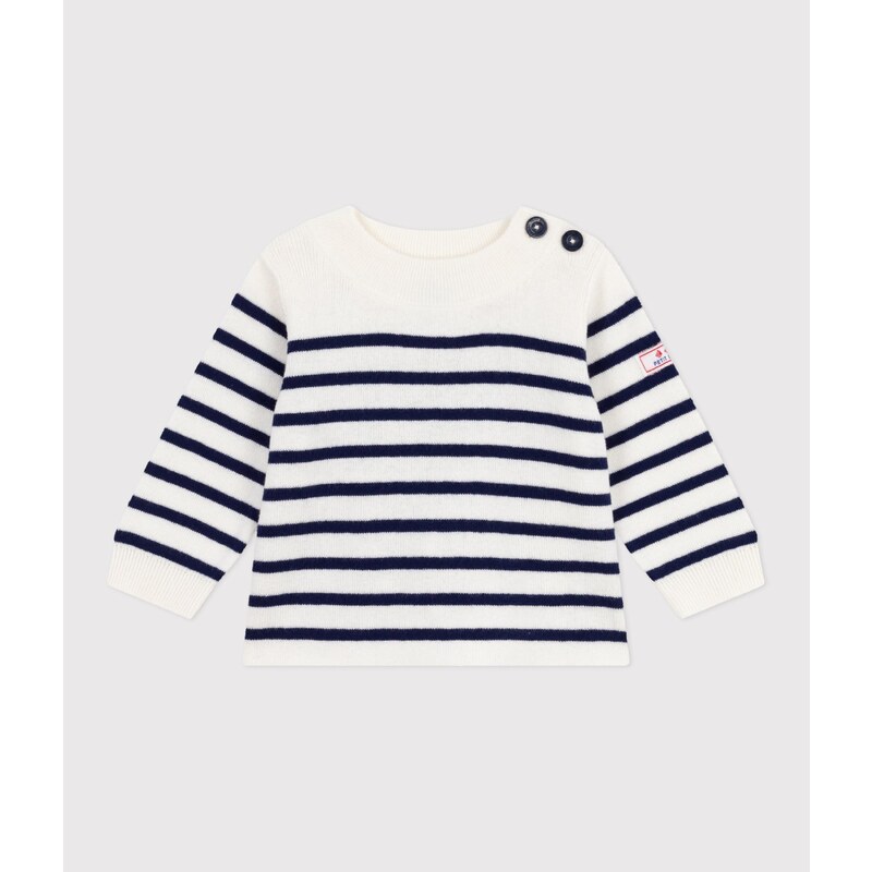 PETIT BATEAU Sveter nebielená / námornícka modrá 66945343
