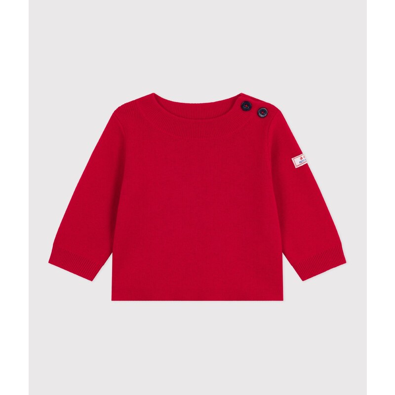 PETIT BATEAU Sveter MARIN červená 66945344