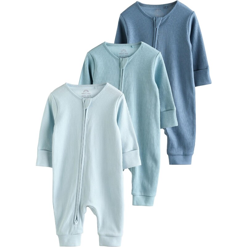 Next Pyžamo zafírová / pastelovo modrá / mätová 65883362