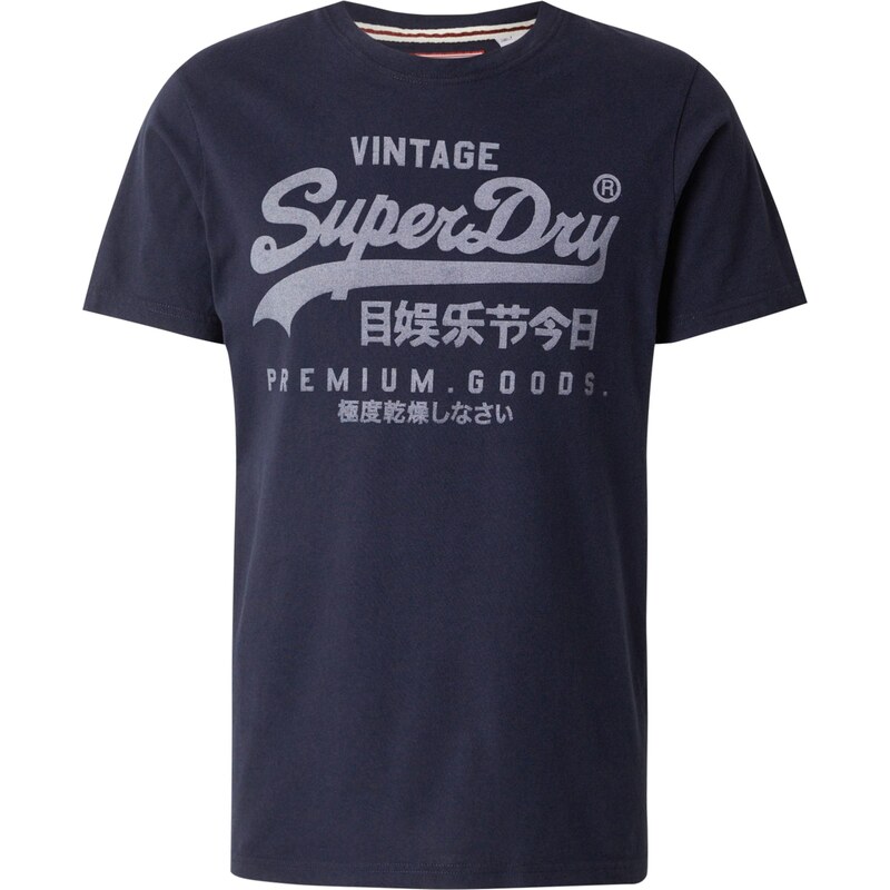 Superdry & Co Tričko tmavomodrá / sivá 65707395
