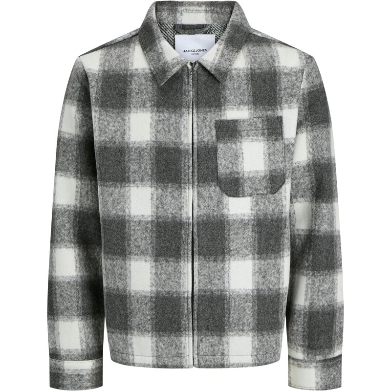 JACK & JONES Prechodná bunda JJHANK antracitová / sivá melírovaná / 65657966