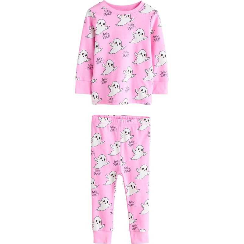 Next Pyžamo Halloween ružová / čierna / biela 65884808