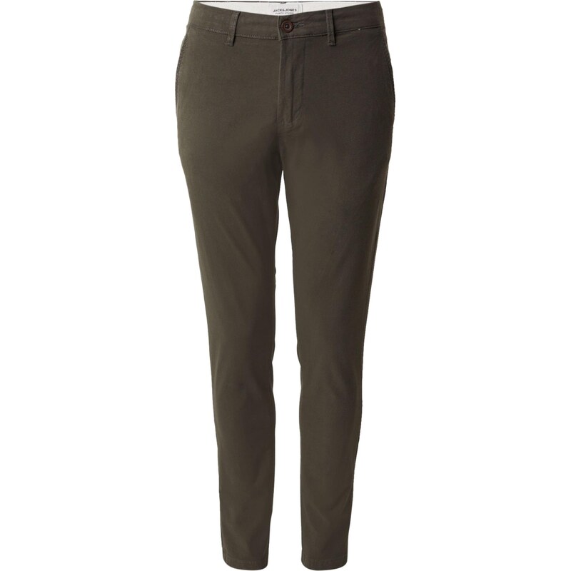 JACK & JONES Chino nohavice JPSTMARCO JJERIK tmavozelená 64907921