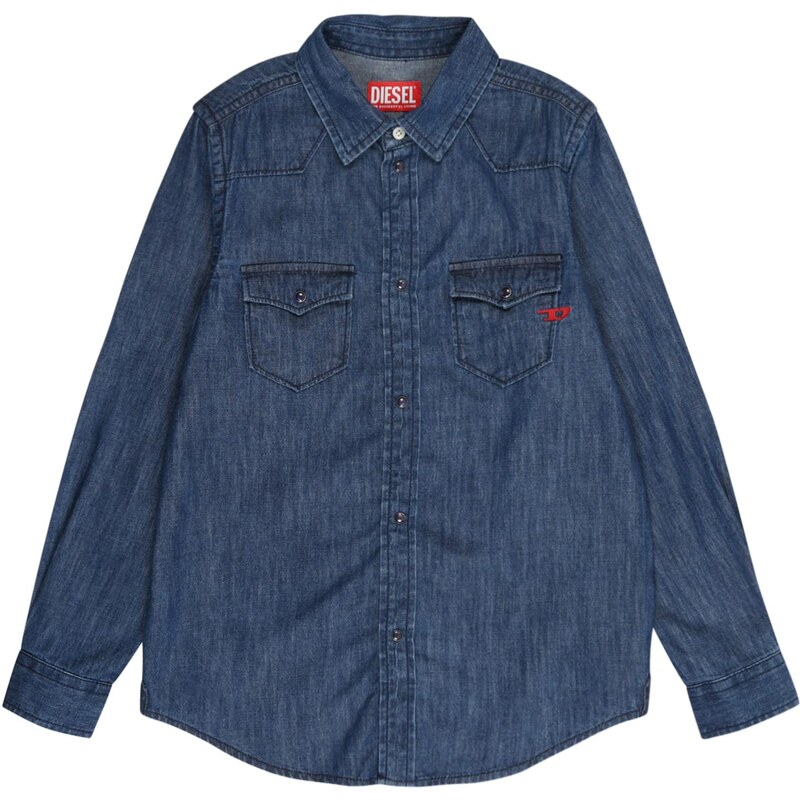 DIESEL Košeľa modrá denim 65283906