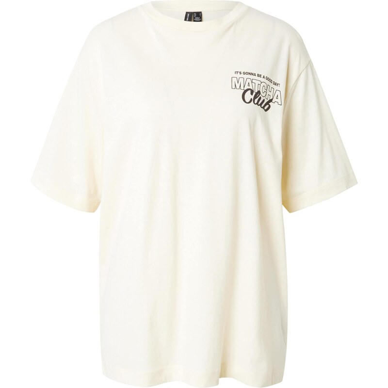 VERO MODA Tričko VMLAURA pastelovo žltá / čierna 65886973